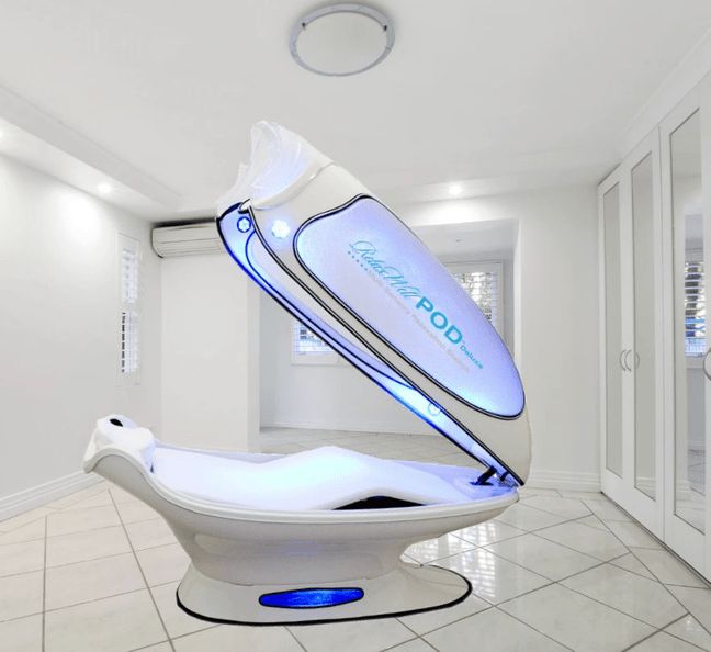 Relax Well Pod Deluxe in a wellness setting